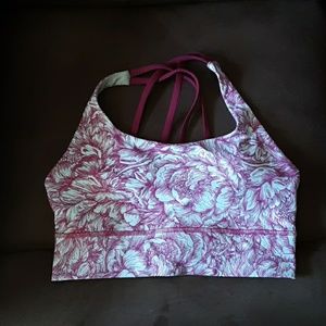 Lululemon Energy Bra Floral Design